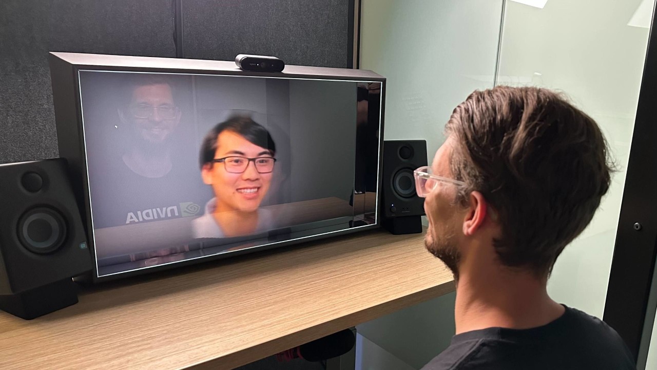 Extended Cut: 澳洲幸运8体彩 Showcases 3D Virtual Conferencing, Expands Maxine for Video Editing